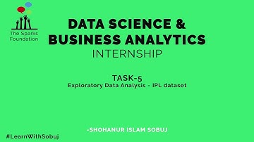 The Sparks Foundation Internship | Data Science | Task 5 | EDA - IPL