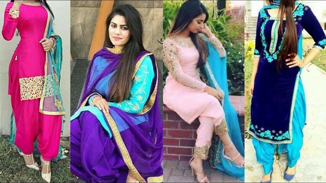 Top 20 Colour Combination For Punjabi Suits || Latest Plain Punjabi Suit  Designs 2019 - YouTube