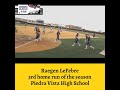 Raegen LeFebre  3rd home run of the season  Piedra Vista High School