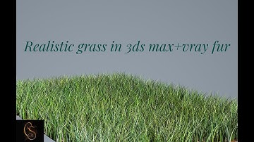Grass tutorial using vray fur in 3ds max