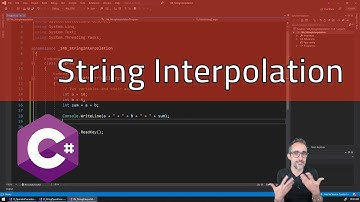 4.6b String Interpolation - Learning C#