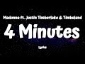Madonna   4 minutes lyrics  ft justin timberlake  timbaland