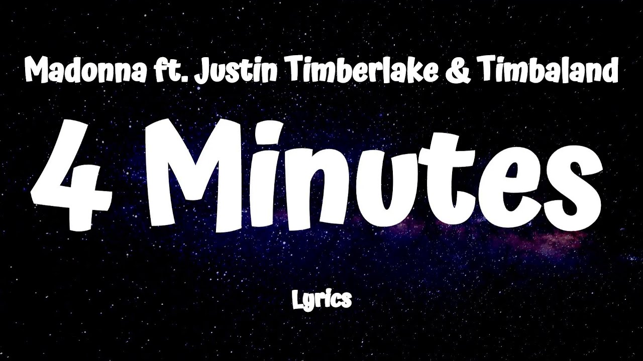 Madonna    4 Minutes Lyrics  ft Justin Timberlake  Timbaland