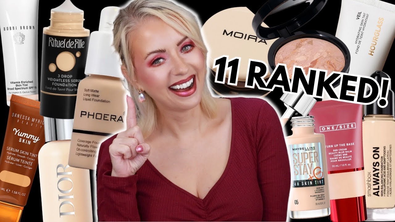RANKING ALL THE NEWEST FOUNDATIONS of 2023 | OVER 10 RANKED | Steff's Beauty Stash