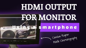 FiLMiC Pro - clean HDMI output for monitoring
