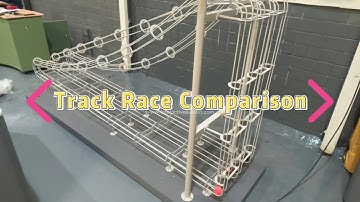 Brachistochrone Curve Physics Race| Discover Fastest Descent via Multi-Track Ball Competition