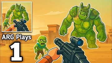 Zombie Road - Merge Shooter Gameplay Walkthrough Part 1 ( Android, iOS )