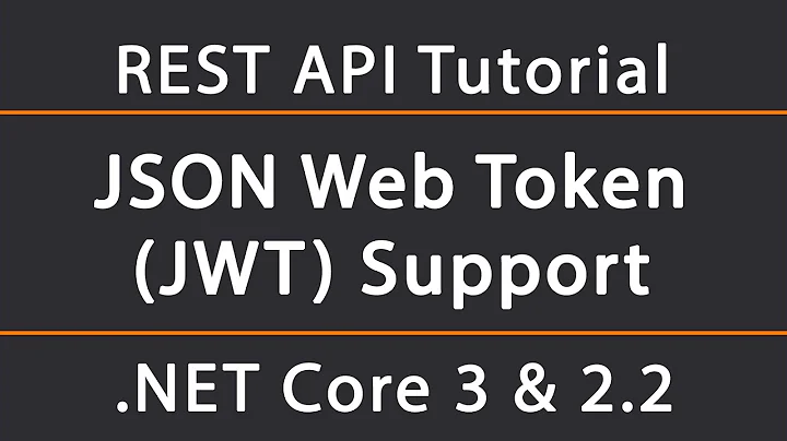 Setting up JWT support (Authentication) | ASP.NET Core 5 REST API Tutorial 9