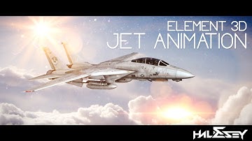 Element 3D Fighter Jet Animation
