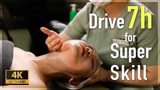 ASMR / I drove 7 hours for this special face massage. in Daejeon, Korea