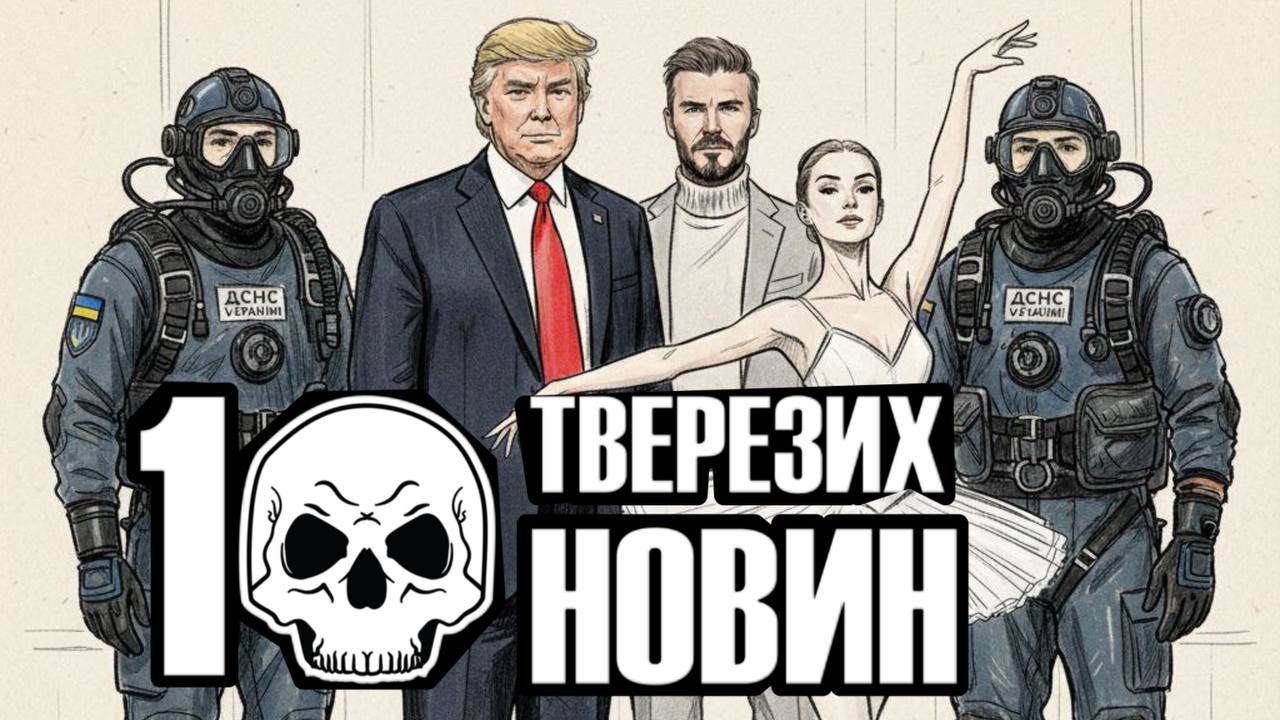 10 тверезих новин 28. 01. 2026 Рада миру/ Балетний скандал/ Водолази ДСНС/ Скандал у Бекхемів