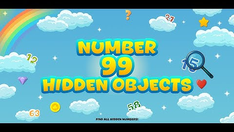 Number 99: Find Hidden Objects. Gameplay Preview