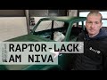 Lada Niva Resto-Projekt mit Raptor Lack für den guten Zweck