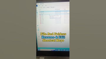 Rename & Edit File Folder Shortcut Key Tips & Tricks #shorts #short #ytshorts #youtubeshorts #viral