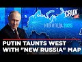 LIVE | Putin Shows Ukraine Regions In "Novorossiya" Map At Annual Conference, Message To West?