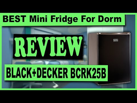 BLACK+DECKER BCRK25B Mini Fridge For Dorm Review