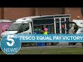 Tesco workers win legal argument in equal pay dispute  5 news