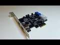 USB 3.0 PCI-e Card| Unboxing and Installation