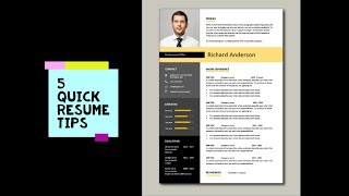 Resume Writing Tips CV Writing How to write a good resume Resume cv