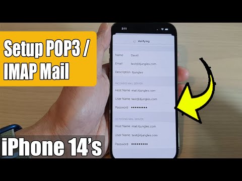 iPhone 14's/14 Pro Max: How to Setup a POP3 / IMAP Mail Account
