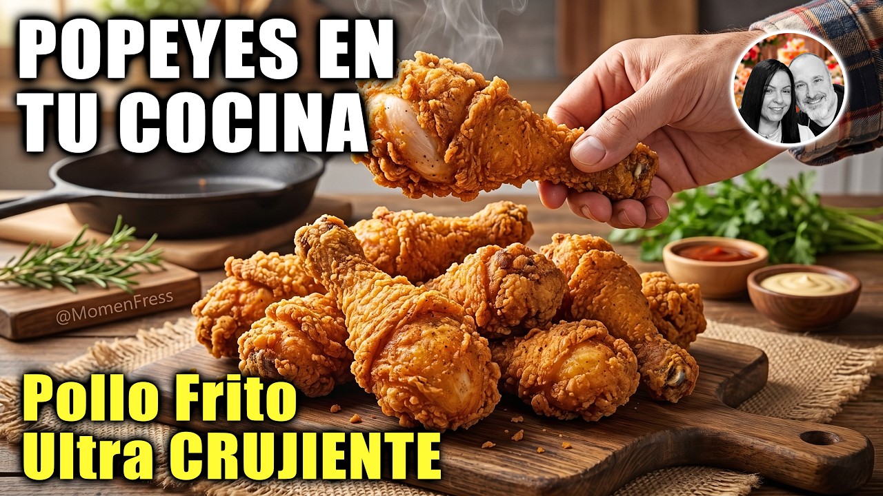 El SECRETO del Pollo Frito POPEYES: ¡Más crujiente que el original! 🍗