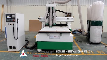 Máy chế biến gỗ ba đầu CNC | Nesting Sell Three Head