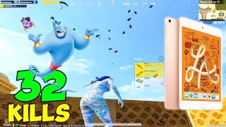 Wow😱32 Kills🔥IN ALADDIN EVENT🥰ON IPAD MINI 5😍 realMONSTER | Pubg Mobile