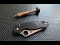 How to disassemble and maintain the Spyderco Para3 Lightweight Pocketknife