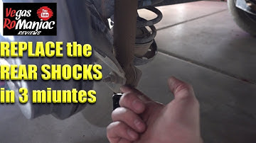 How to replace the rear SHOCKS in 3 miuntes on your car Toyota YARIS