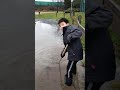 Clearing a massive flood at the school