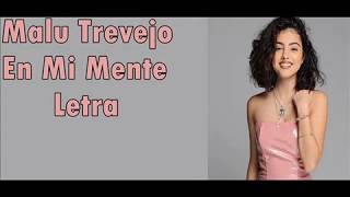 Malu Trevejo En Mi Mente Letra Resimi