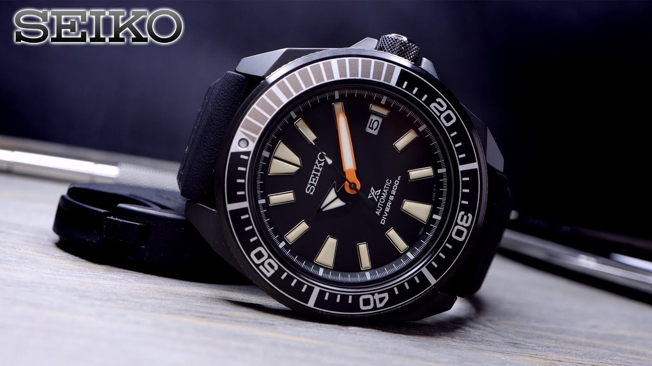 SEIKO SAMURAI SRPH11 LIMITED EDITION Full Review (Black Series) Ninja  Samurai? - YouTube