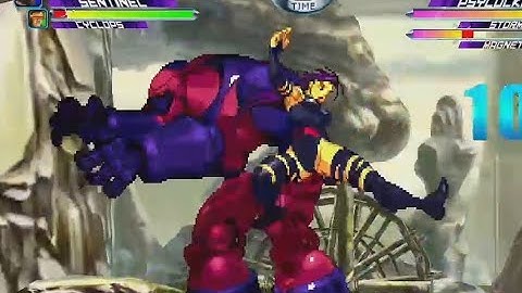 MvC2: Romneto - Psylocke Psy-Blast Infinite to Crossup to NJ Infinite vs Sent .:9.27.22:.