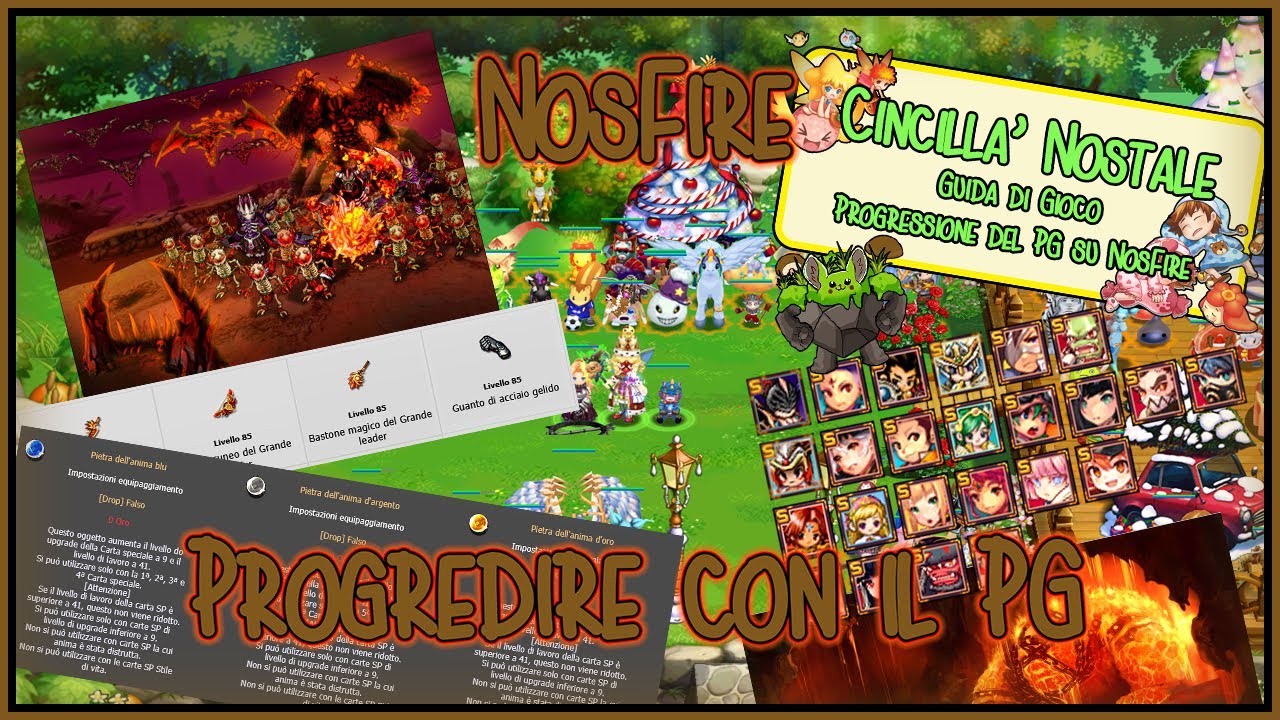 NosTale EU - NosFire - Progressione del PG