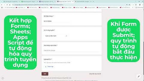 Apps Script - Tự động quy trình tuyển dụng