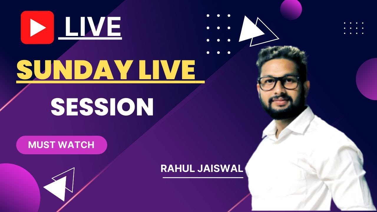 Sunday Live Session After a Long Time | JR Tutorials | - YouTube