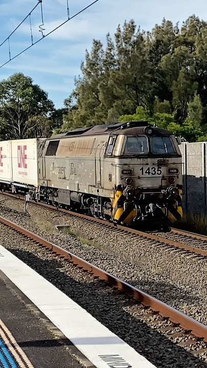 MZ1435 Passing Carramar #australiantrains #freighttrain #trainspotting #sydneytrains #railfanning