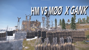 HM vs MØØ x GANK | 1000 ROCKET RAID DEFENSE | 12 VS 30