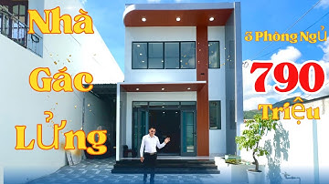 Mẫu Nhà Gác Lửng Đẹp | Trọn Gói 790Tr | 3 Phòng Ngủ | Tại Nha Trang | Năm 2025