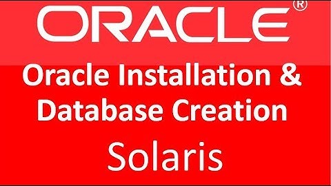 Oracle Installation | Solaris | Part1 | Orator - NB Singh