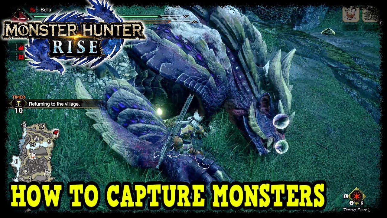 Monster Hunter Rise How to Capture Monsters (Tips & Tricks) 