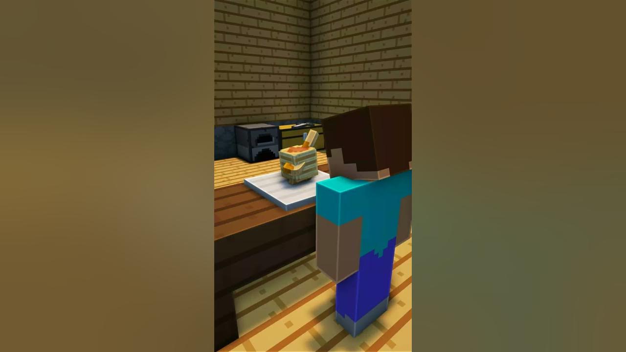 Minecraft but I'm a Pancake #shorts