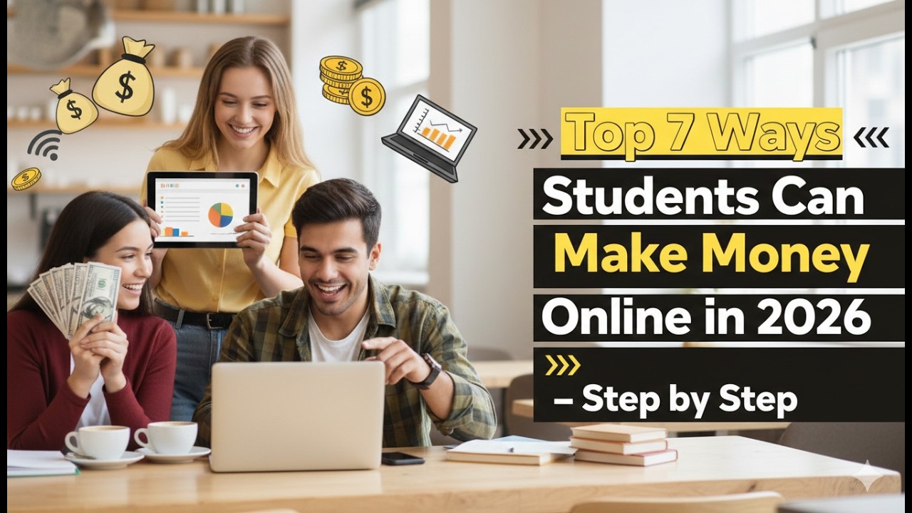 Top 7 Ways Students Can Make Money Online in 2026 – Step by Step - YouTube