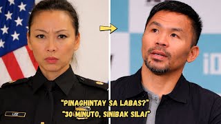 pinaghintay Sa Labas Si Manny Pacquiao  30 Minuto Lang Sinibak Ang Mga Opisyal