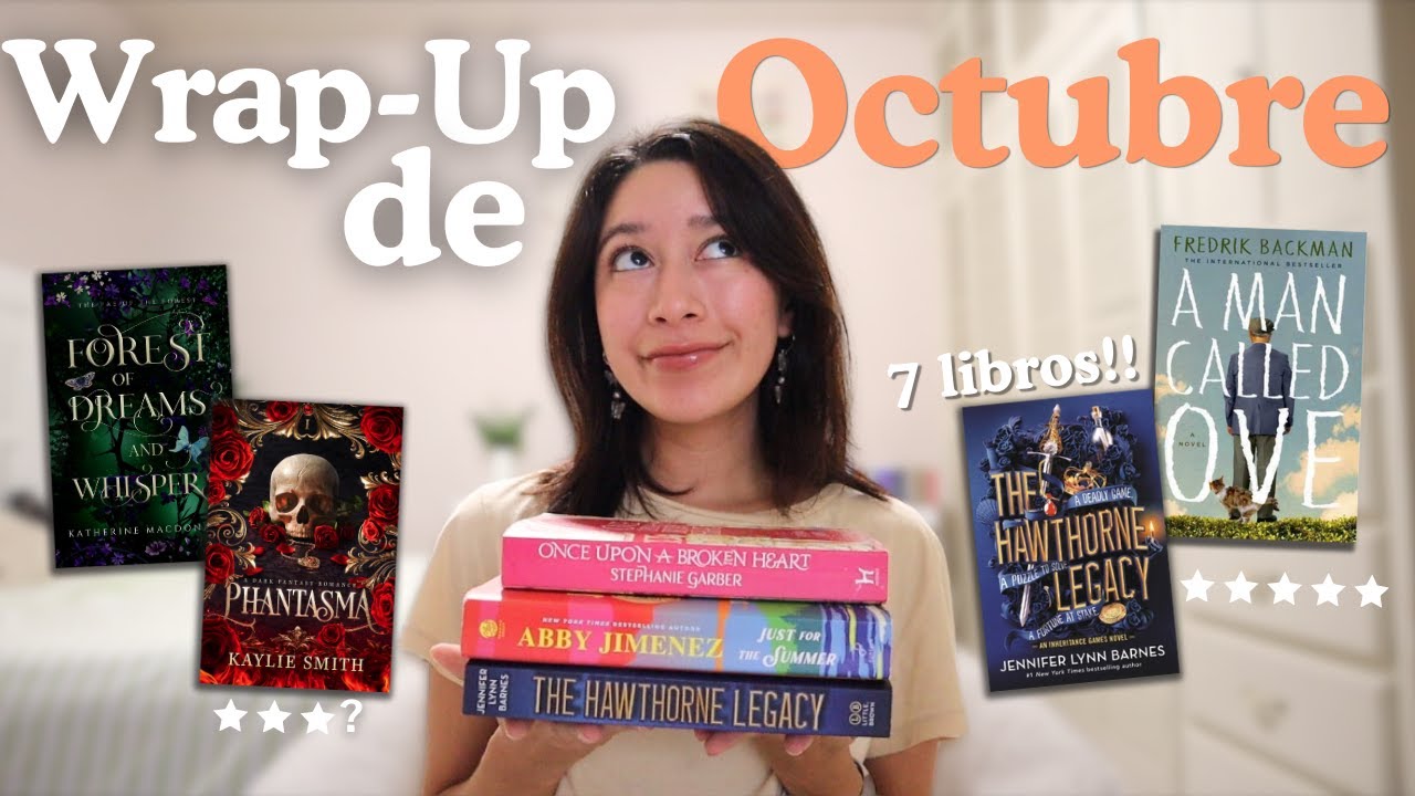 los 7 LIBROS que leí en OCTUBRE🍂📚 | Wrap-Up - YouTube
