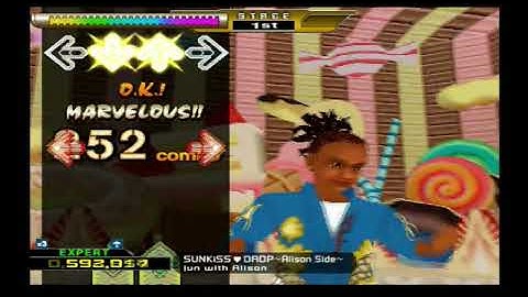 Dance Dance Revolution X PS2 US Sunkiss❤️Drop :Alison side (Expert)