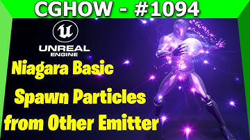 UE5.3 Niagara Basic | Spawn Particles from other Emitter | #12
