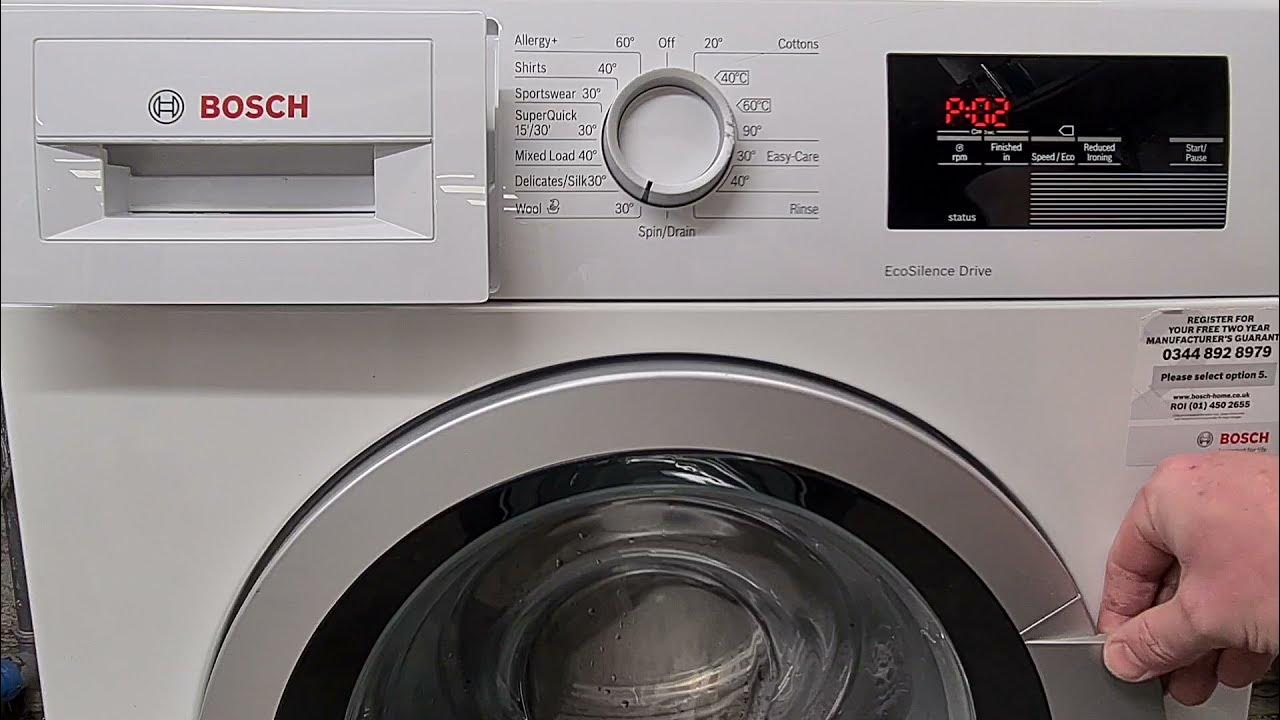 Bosch Serie 6 Varioperfect Eco Silence Drive Bedienungsanleitung