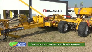 Ascanelli presentó un nuevo acondicionador de suelos