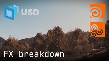 Art directing large scale RBD sims in Houdini using the up-res method